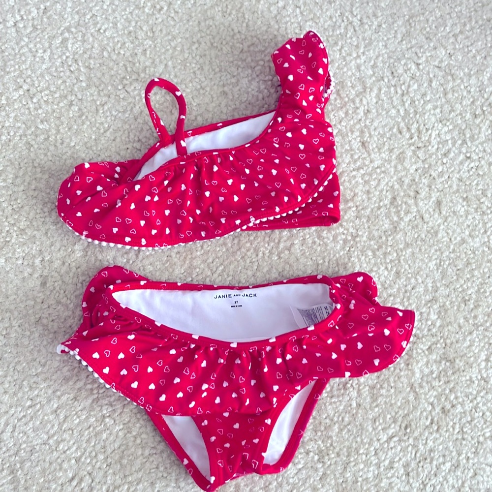 Girls 2T Janie and Jack Two Piece Swim